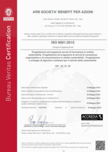 Certificato ISO 9001